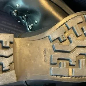 Prada | Shoes | Prada Buckled Leather Rodeo Boots Size 15  display picture 2